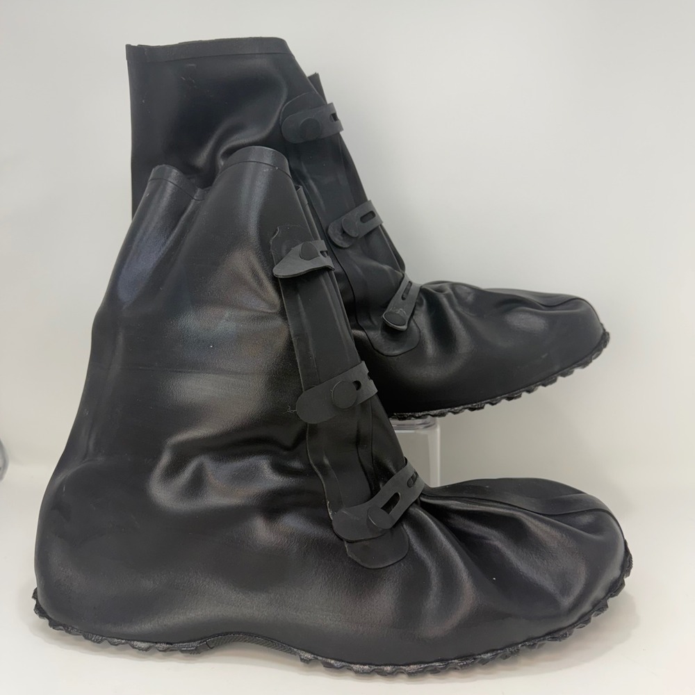 Airboss Defense Mens Black Rubber Military Overboots XXL 8430-01-553-6283